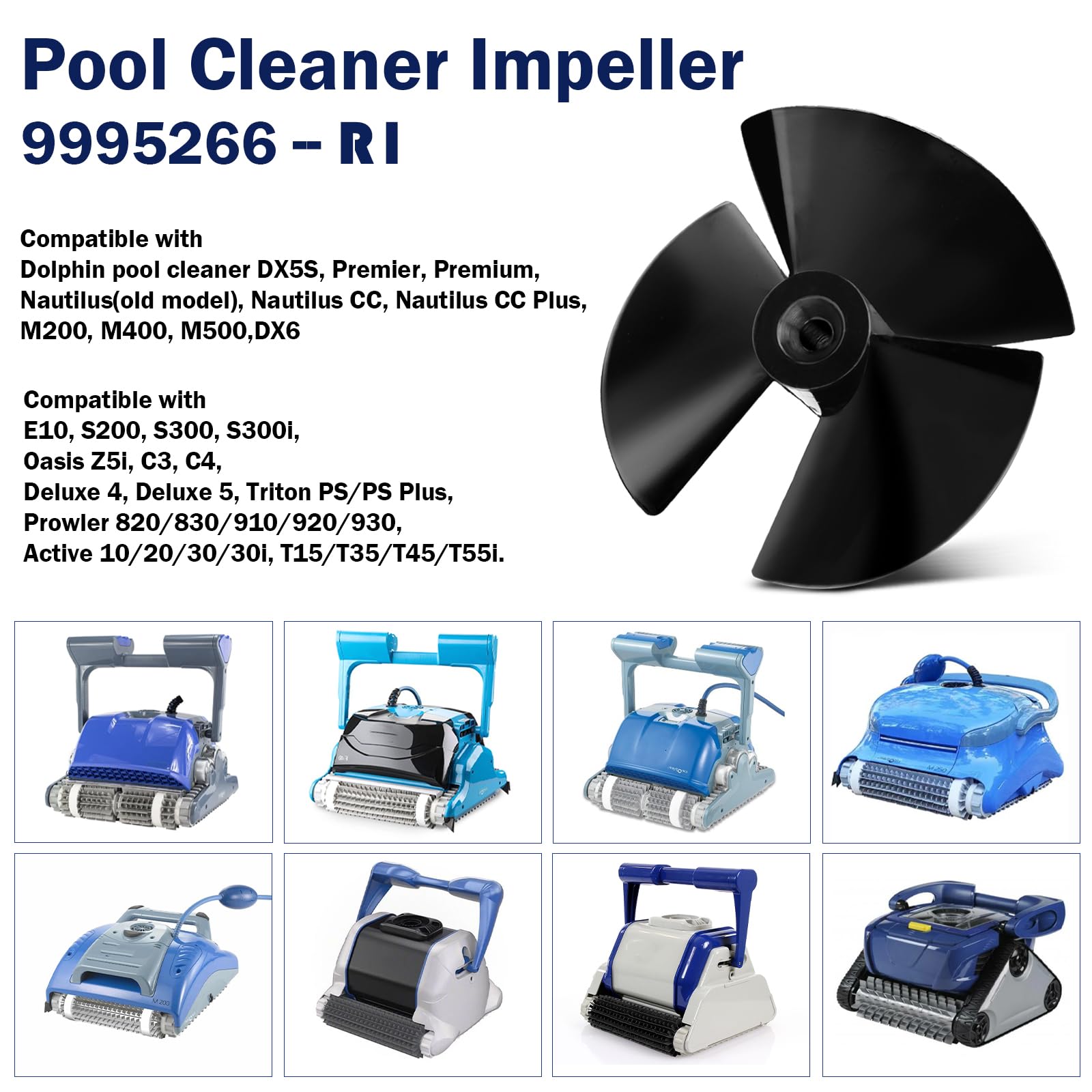 Amazon.com: Alocs 9995266-R1 Pool Cleaner Impeller for